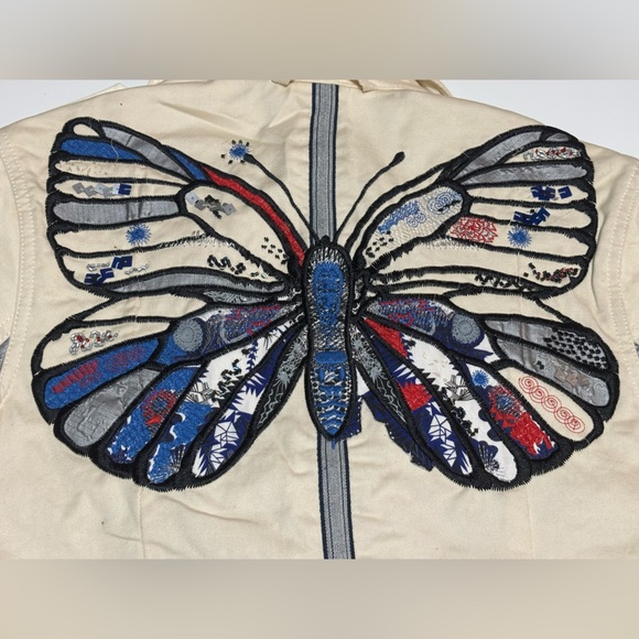 Oilily Jacket with Butterfly Embroidery. Size US 8. - Picture 4 of 16